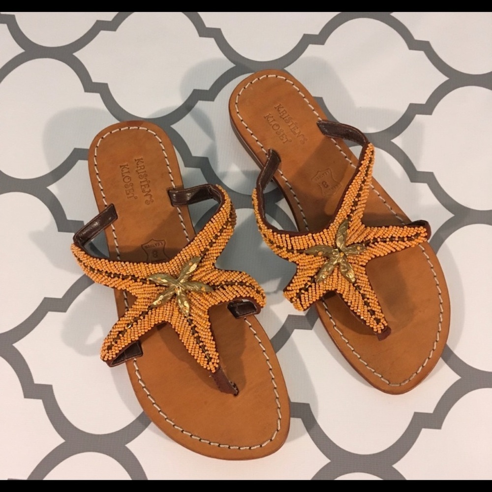 Kristen’s Kloset Starfish Sandals
